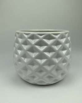 Doniczka średnia – biała